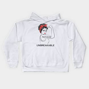 Network Security Analyst Unbreakable Kids Hoodie